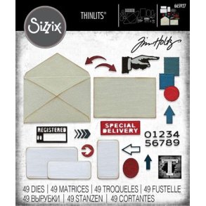 Tim Holtz thinlits die 665927 Postale 