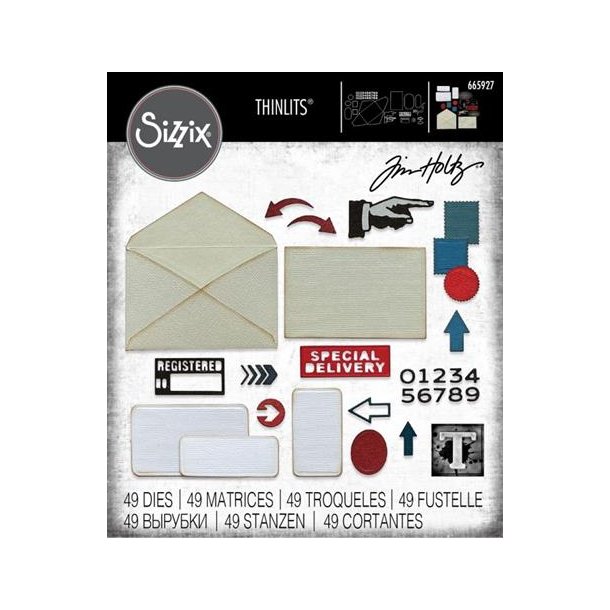 Tim Holtz thinlits die 665927 Postale 