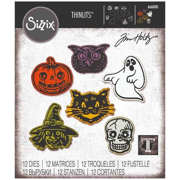 Tim Holtz die 666000 Retro Halloween 