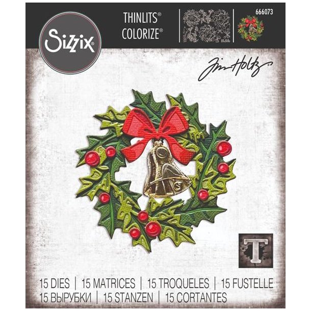 Tim Holtz Thinlits Die Yuletide Colorize 666073 