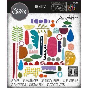 Tim Holtz Die Abstract Elements 666280 D34