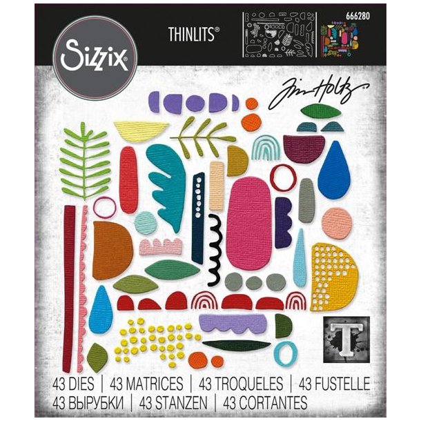 Tim Holtz Die Abstract Elements 666280 