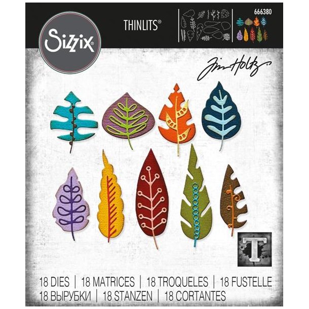 Tim Holtz Die Artsy Leaves 666380