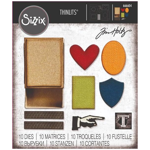 Die Tim Holtz/Sizzix Vault - Matchbox 666604