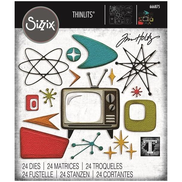 Die Vault - Atomic Retro 666875 Tim Holtz