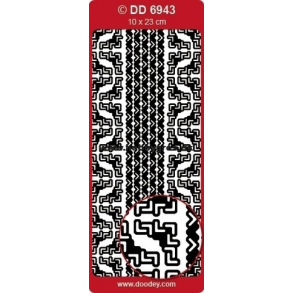 Stickers 6943 S�lv Borter/hj�rner S4