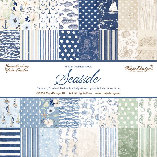 Maja design Seaside collection pack 36ark 6x6" 