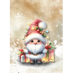 Papirblok A6 Gnomes - Luna hobby