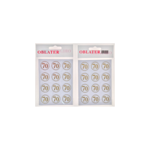 Oblater 70 med stjerner 24stk