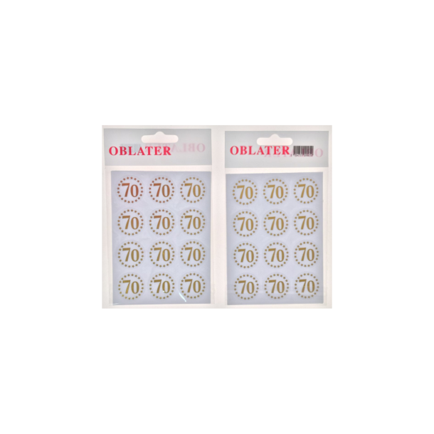 Oblater 70 med stjerner 24stk