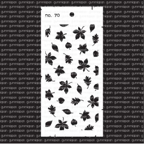 Gummiapan Stencil nr. 70  10x21cm