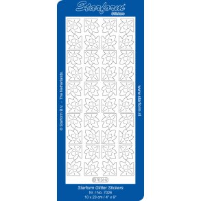 Glimmer stickers 7026 Hj�rner Purple S16