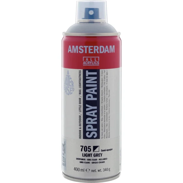 AMSTERDAM Spray paint 400 ml Light Grey 705