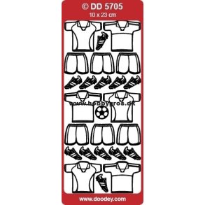 Stickers 5705 fodboldt�j guld S1
