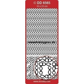 Stickers hj�rner s�lv DD6565