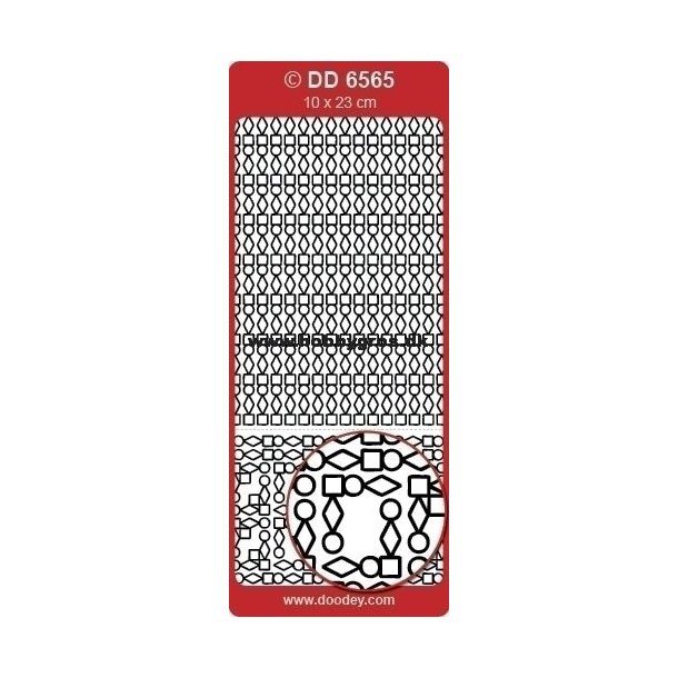 Stickers hj�rner s�lv DD6565