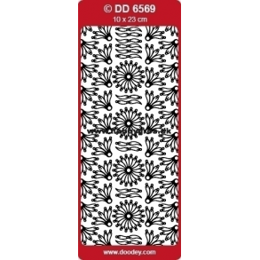 Stickers 6569 hj�rner s�lv S5