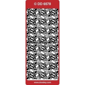 Stickers 6578 Hj�rner s�lv S5