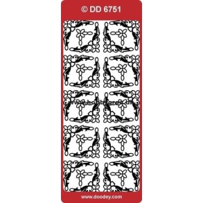 Stickers 6751 Hj�rner guld S5