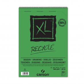 XL Recycle drawing papirblok 160gr. A3 50ark 