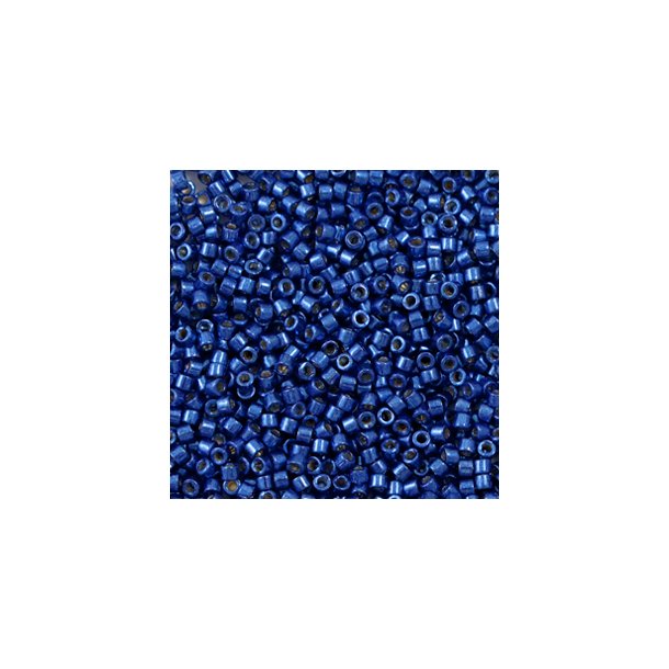 Miyuki glas perler 11/0 Duracoat Galvanized Navy Blue 10gram ca. 2mm