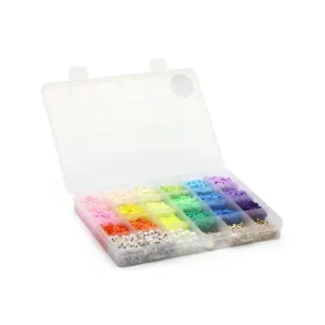 Pearl �n Fun Heishi Fimo perlemix m/tilbeh�r, pastelfarver