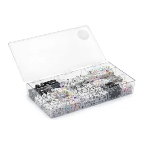 Pearl �n Fun Perlemix bogstaver ass. farver & st�rrelser i �ske