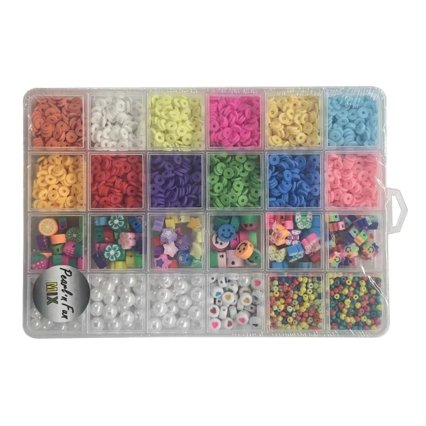 Pearl n Fun Multi perlemix 3-10mm, 20 farver