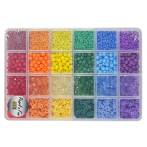 Pearl �n Fun Perlemix i farvenuancer 3-6mm, 6 farver 