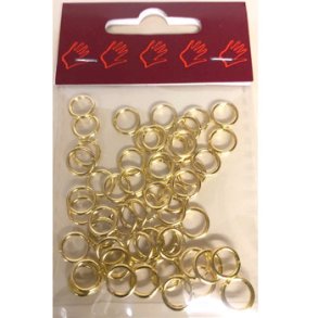Split ring 6mm x0,9mmguld fv 10gram