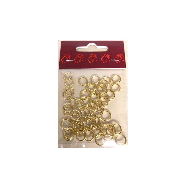 Split ring 6mm x0,9mmguld fv 10gram