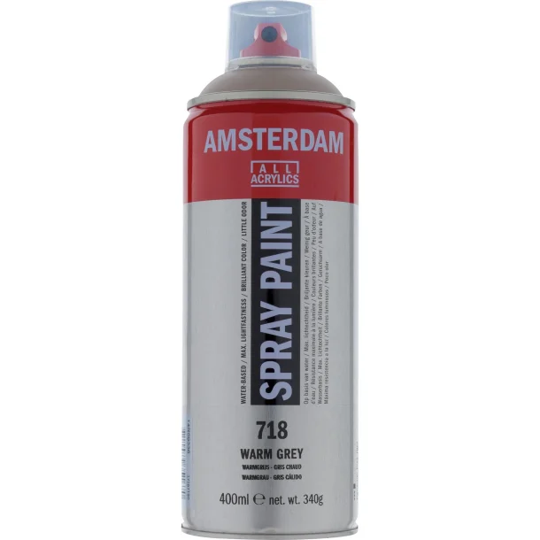 AMSTERDAM Spray paint 400 ml Warm Grey 718