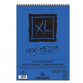XL Mix media papirblok A4 300gr. 30ark