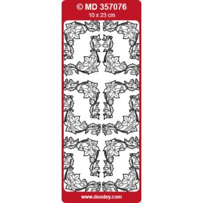 Stickers hj�rner trans/guld S14