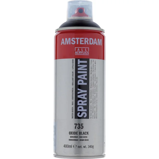 AMSTERDAM Spray paint 400 ml Oxide Black 735