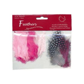 FJER MARABOU MIX 18 Stk Lyser�de nuancer