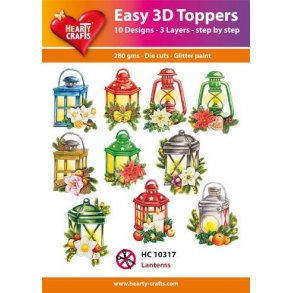 Easy 3D ark udstanset 10317 Lanterns 10s�t