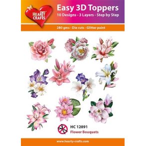 Easy 3D udstanset HC12891 Flower Bouquets