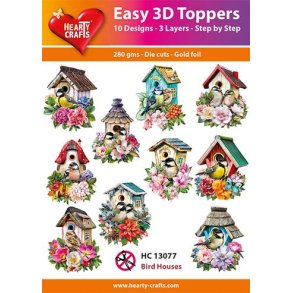 Easy 3D ark udstanset 13077 Bird Houses 10s�t