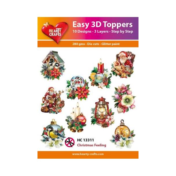 Easy 3D toppers Christmas Feeling HC13311