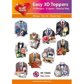 Easy 3D Toppers, HC13666 Men Suits 10 ASS.