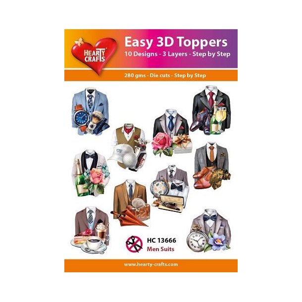 Easy 3D Toppers, HC13666 Men Suits 10 ASS.