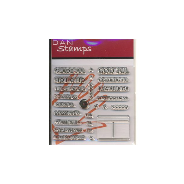 Stempel Dan Stamps Glade jul 25stk