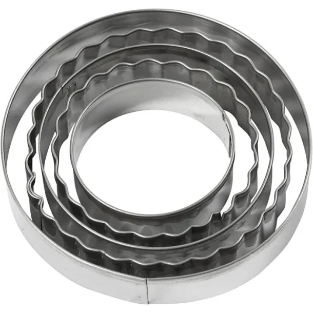 Udstiksforme 5stk. cirkel, 8 cm