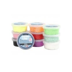 Foam Clay Glitter 10x 35 g.