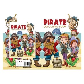 Malebog A4 Pirate 16 sider