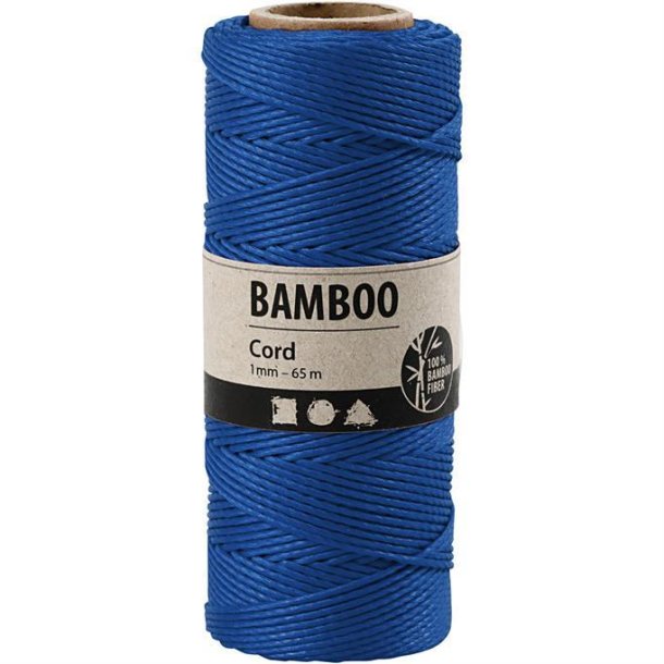 Bamboo Cord Blue 65mx1mm