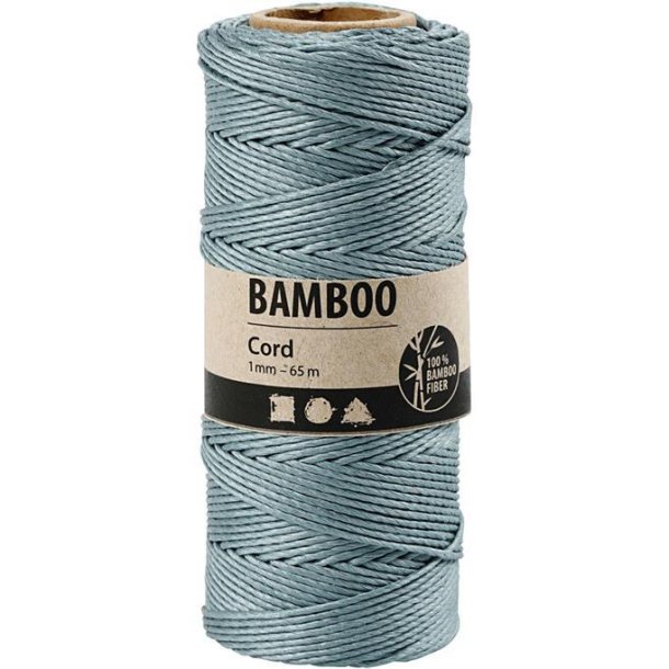 Bamboo Cord 65mx1mm Dark Turquoise