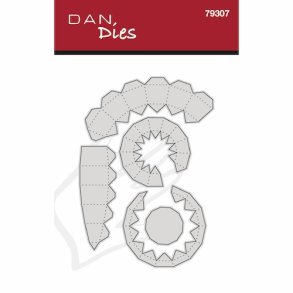 Dies Dan Julekugle med reflektor - Lille D13