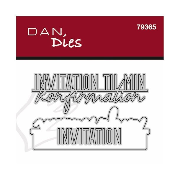 Dan die invitation til min konfirmation